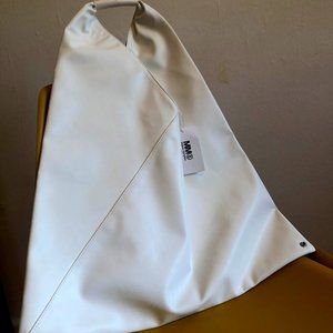 MM6 MAISON MARGIELA White Faux-Leather Medium Tote